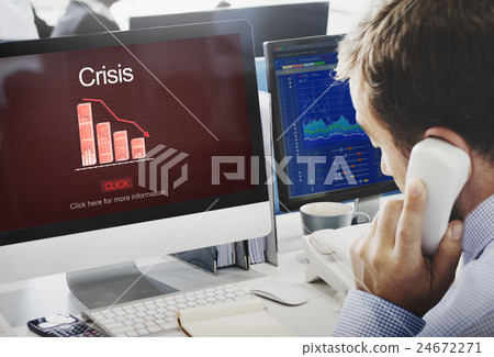 Crisis Critical Point Economy Emergency Risk Concept 24672271