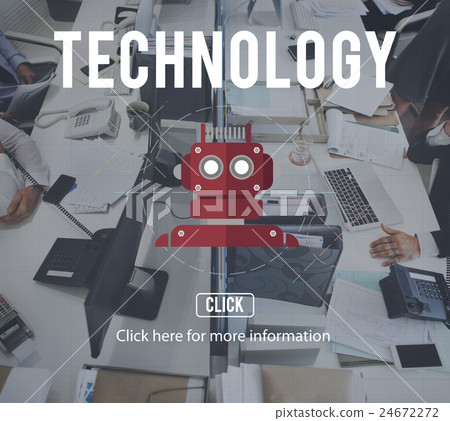 Robot Cyborg AI Robotics Android Concept 24672272