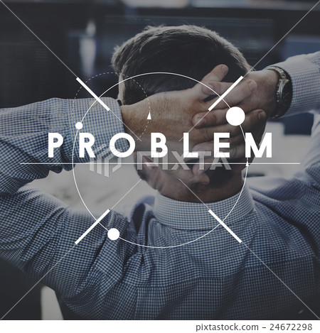 Problem Stress Challenge Difficulty Recession Concept 24672298