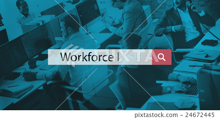 Manpower Workforce Human Resources Occupation Employment Concept 24672445