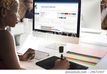 Creative Sample Website Design Template Concept 24672447