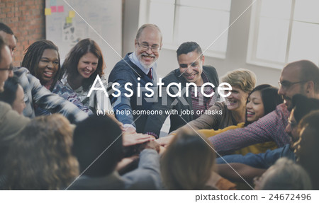 Assistance Coaching Collaboration Support Help Concept Assistance Coaching Collaboration Support Help Concept 24672496