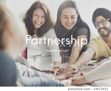 Partnerhsip Agreement Business Collaboration Concept 24672631