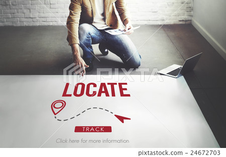 Navigation GPS City Locator Explore Concept 24672703