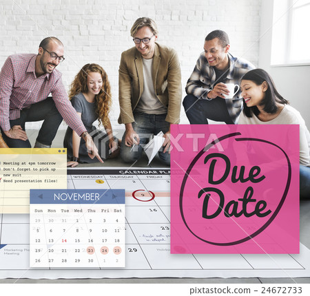 Due Date Appointment Day Event Important Concept 24672733