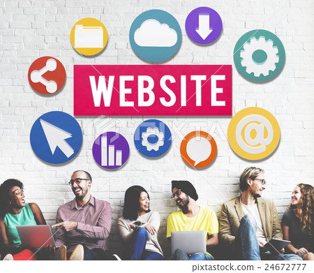 Website Internet Networking Social Browser Data Concept Website Internet Networking Social Browser Data Concept 24672777