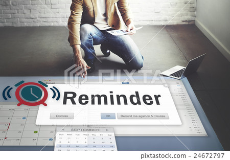 Reminder Planner Calendar Event Concept 24672797