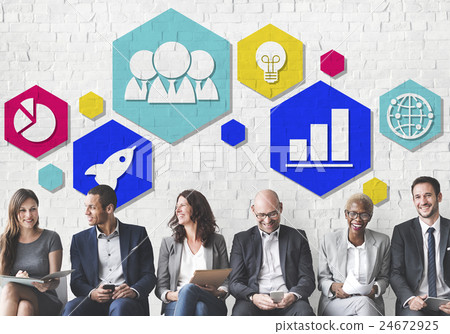 Global Business Strategy Planning Icon Concept 24672925