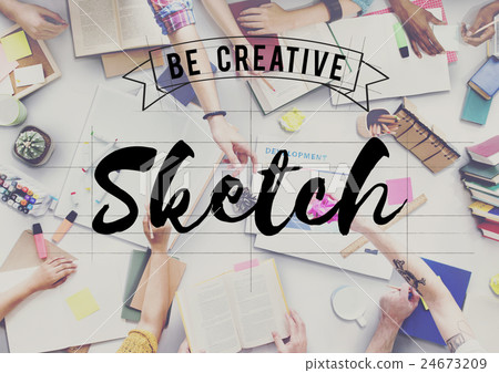 Sketch Ideas Design Conceptualize Plan Concept 24673209