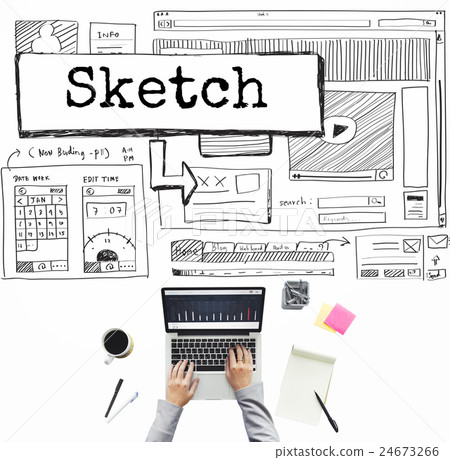 Sketch Ideas Design Conceptualize Plan Concept 24673266