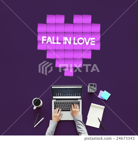 Love And Affection Heart Graphic Concept Love And Affection Heart Graphic Concept 24673343