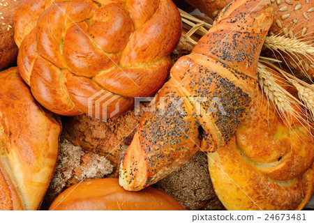background baked goods and pastry products background baked goods and pastry products 24673481