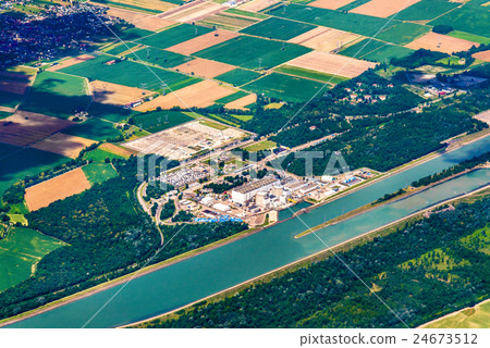 Fessenheim Nuclear Power Plant - Alsace, France Fessenheim Nuclear Power Plant - Alsace, France 24673512