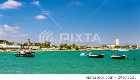 Boats in the port of Acre - Israel Boats in the port of Acre - Israel 24673525