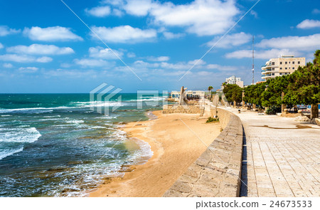 Seaside promenade in Acre - Israel Seaside promenade in Acre - Israel 24673533