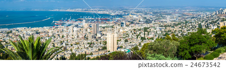 Panorama of Haifa from Mount Carmel 24673542