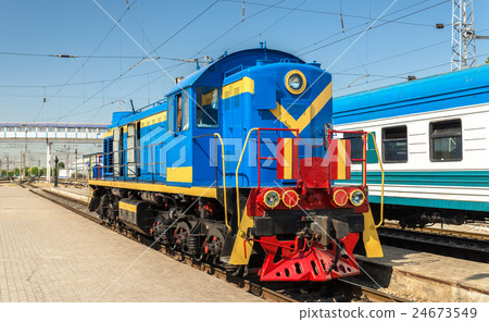 Soviet-made shunter diesel locomotive Soviet-made shunter diesel locomotive 24673549