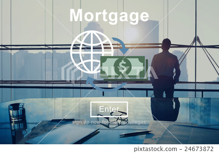 Mortgage Banking Loan Finance Money Concept 24673872