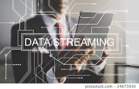 Data Streaming Technology Information Transfer Concept 24673930