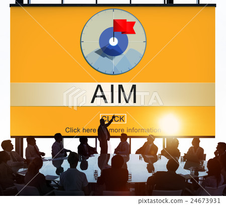 Aim Goal Inspiration Solution Strategy Target Concept 24673931