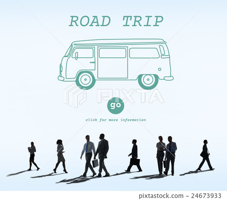 Road Trip Car Freeom Transportation Travel Concept 24673933