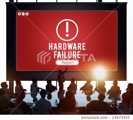 Hardware Failure Network Problem Technology Software Concept Hardware Failure Network Problem Technology Software Concept 24673935