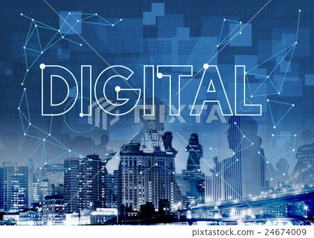 Digital Technology Media Information Data Concept 24674009