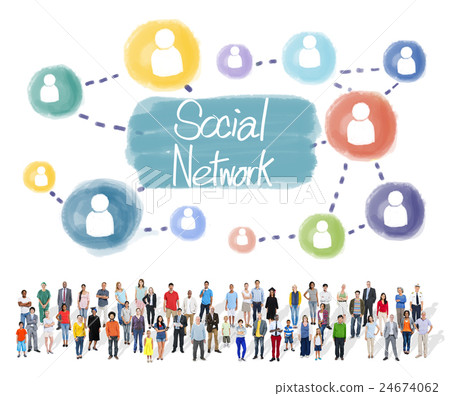 Social Network Communication Networking Connect Concept 24674062
