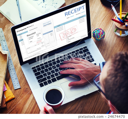 Payment Received Taxation Tax Time Concept Payment Received Taxation Tax Time Concept 24674470