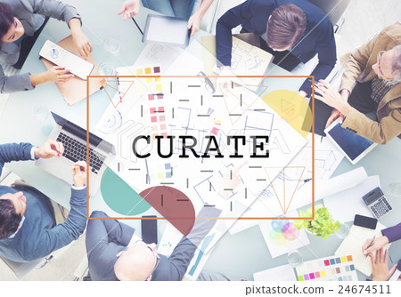 Curate Ideas Imagination Inspiration Skills Concept 24674511