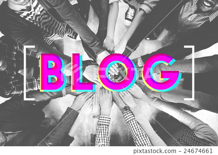Blog Social Media Technology Online Concept Blog Social Media Technology Online Concept 24674661