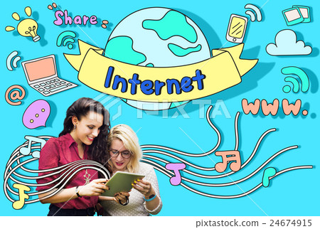Internet Communication Connection Online Concept Internet Communication Connection Online Concept 24674915