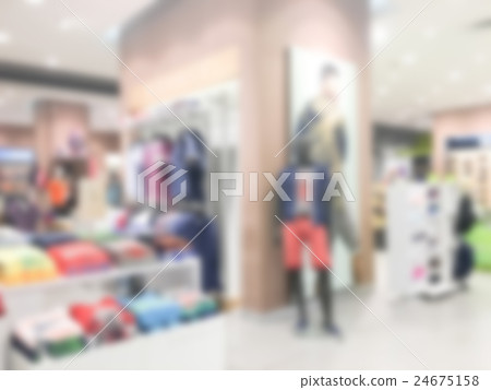 Abstract blur shopping mall Abstract blur shopping mall 24675158