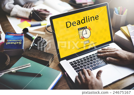 Deadline Target Notice Important Schedule Concept Deadline Target Notice Important Schedule Concept 24675167