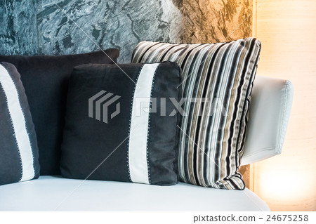 Pillow on sofa 24675258