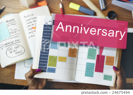 Anniversary Annual Celebration Remember Yearly Concept Anniversary Annual Celebration Remember Yearly Concept 24675494