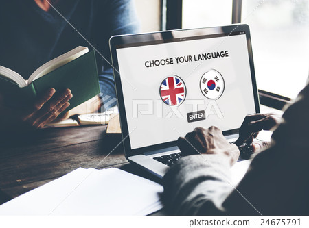 Korean English Language Communication Global Concept 24675791