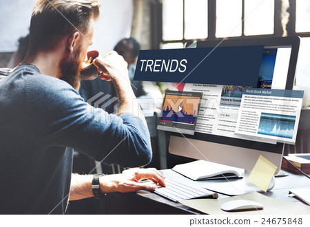 Update Trends Report News Flash Concept Update Trends Report News Flash Concept 24675848