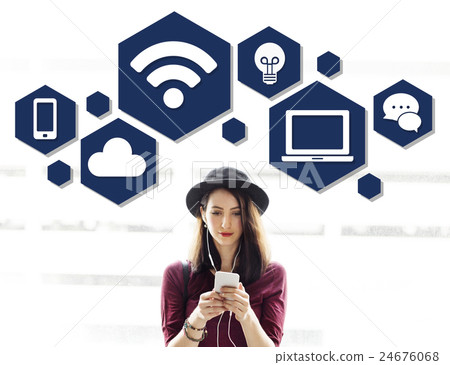 Internet Connection Technology Computer Social Concept 24676068