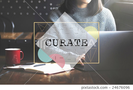 Curate Ideas Imagination Inspiration Skills Concept 24676096