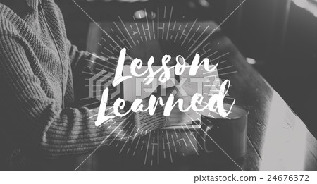 Lesson Learned Educate Learn Knowledge Education Learning Concept Lesson Learned Educate Learn Knowledge Education Learning Concept 24676372