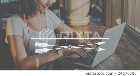 Arrow Goal Target Aspirations Purpose Copy Space Concept 24676593