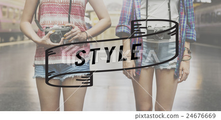 Style Design Elegant Character Hipster Vogue Concept 24676669