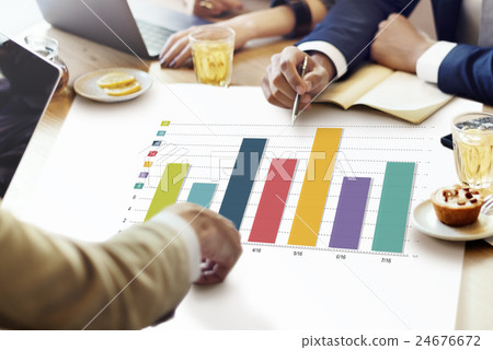 Bar Chart Graph Marketing Profit Improvement Sales Concept 24676672