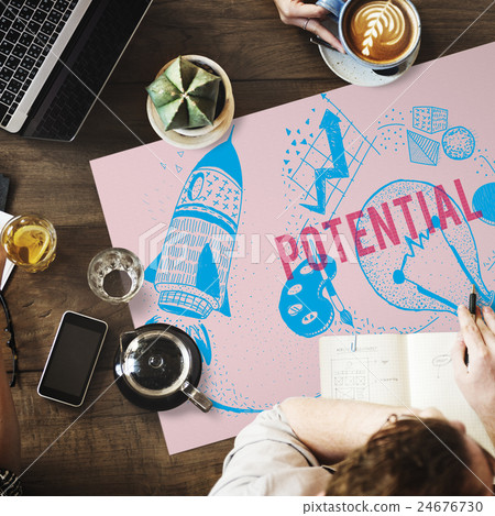 Potential Ideas Creativity Imagination Light Bulb Concept 24676730