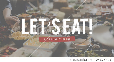 Dining Food Restaurant Meal Variety Concept 24676805
