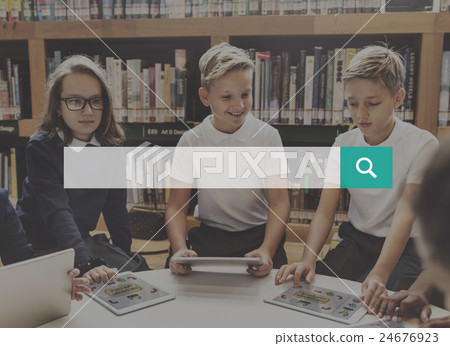Student Education Learning Frame Graphic Concept Student Education Learning Frame Graphic Concept 24676923
