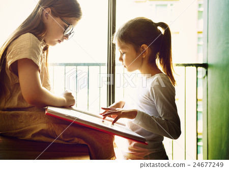Sisters Friendship Ideas Imagination Creative Concept 24677249