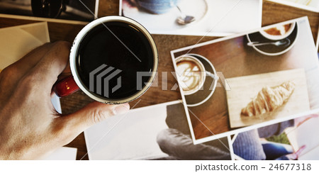 Coffee Cafe Calm Chill Beverage Resting Enjoy Concept 24677318