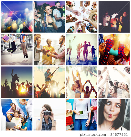 Friends Fellowship Enjoyment Satisfaction Social Concept 24677361